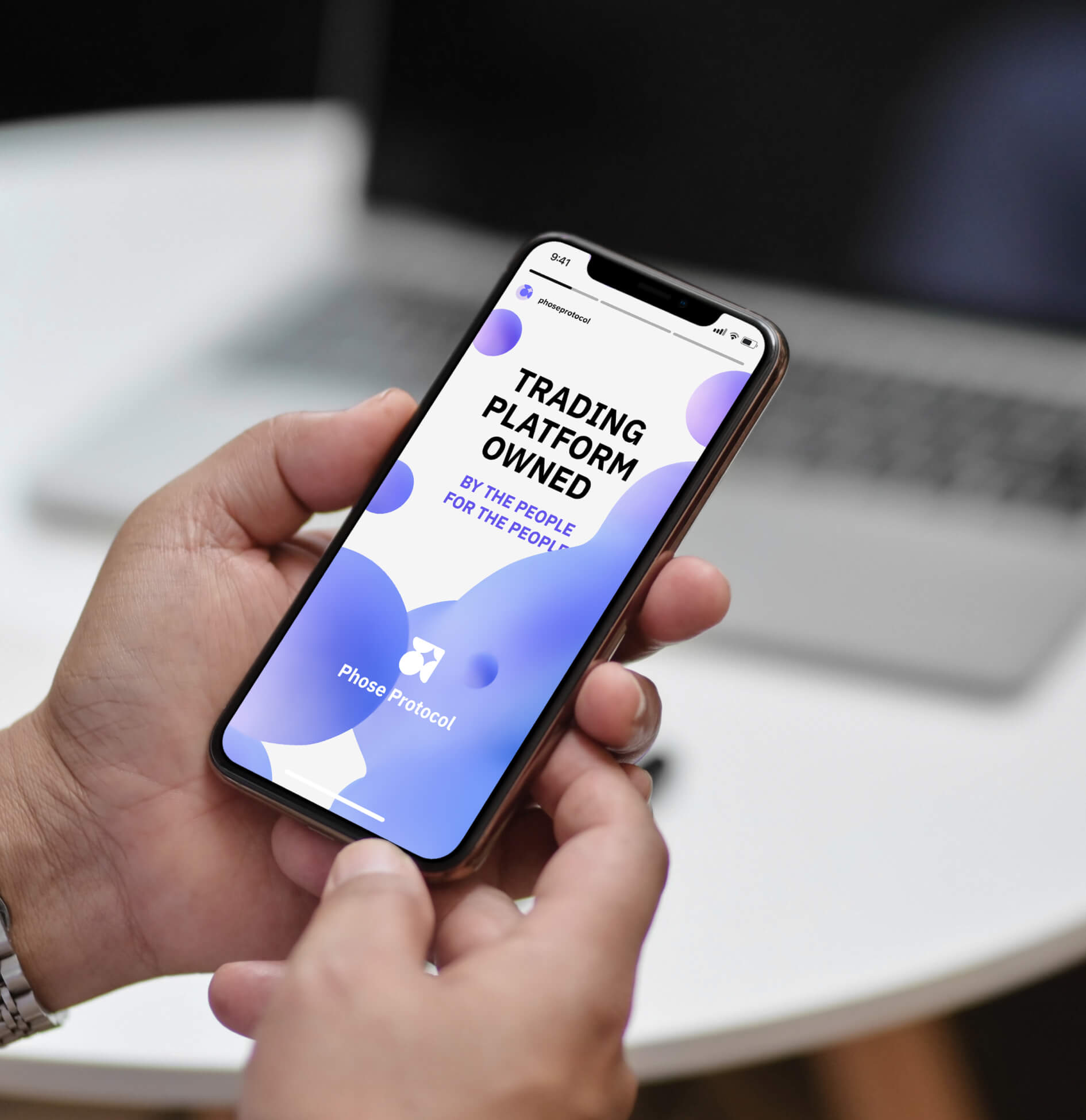 Phose Protocol – branding for cash management application - Website Development - Photo 1