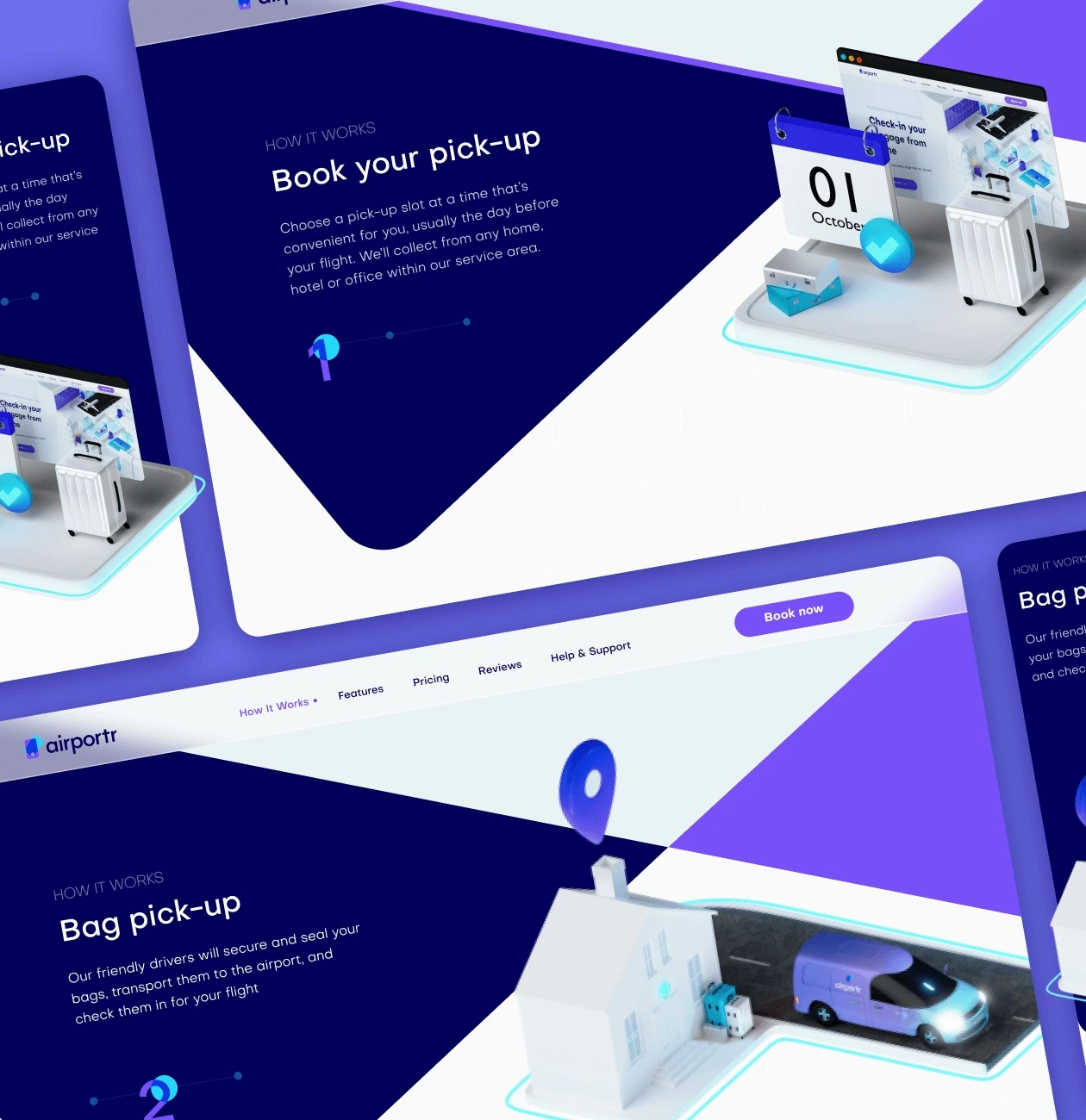 AirPortr – luggage carrying service for traveling - Website Development - Photo 13