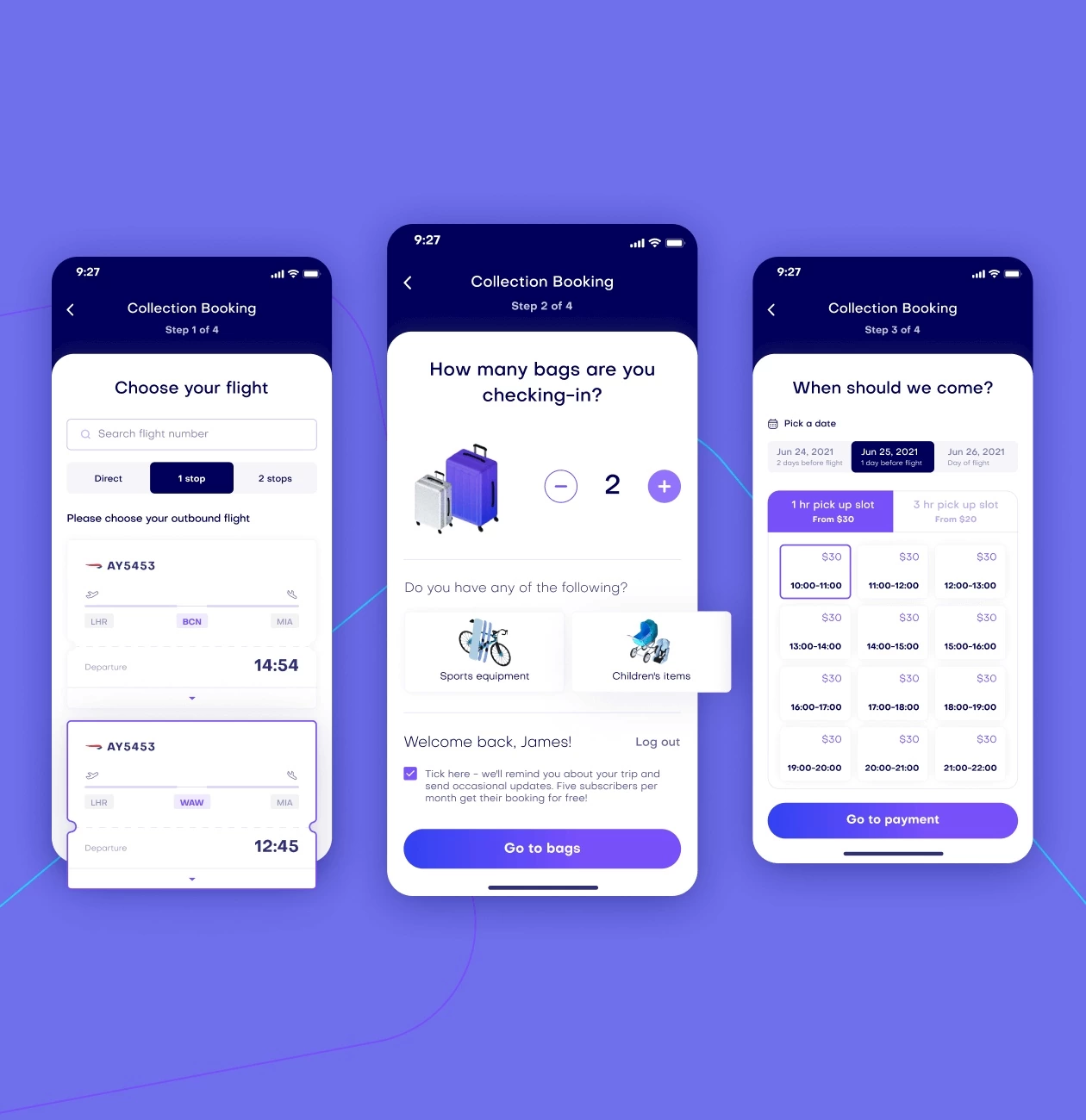AirPortr – luggage carrying service for traveling - Website Development - Photo 8