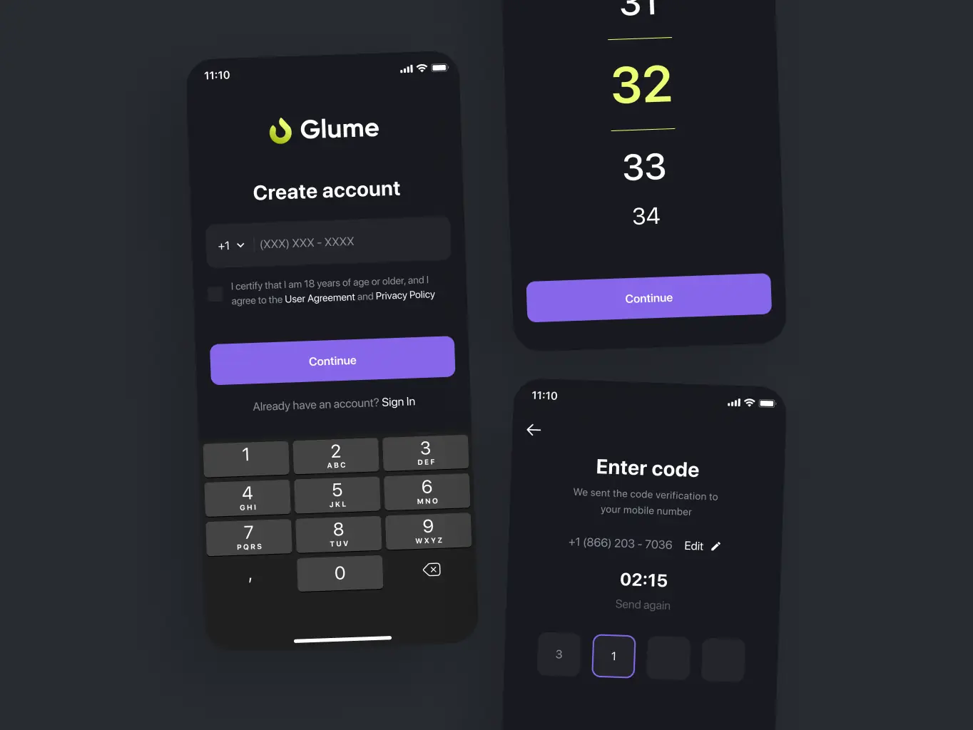 Glume – healthcare mobile app for diabetics - Website Development - Photo 10