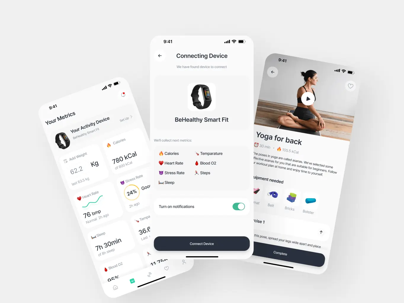 Healher – an app with personalized health plans - Website Development - Photo 2