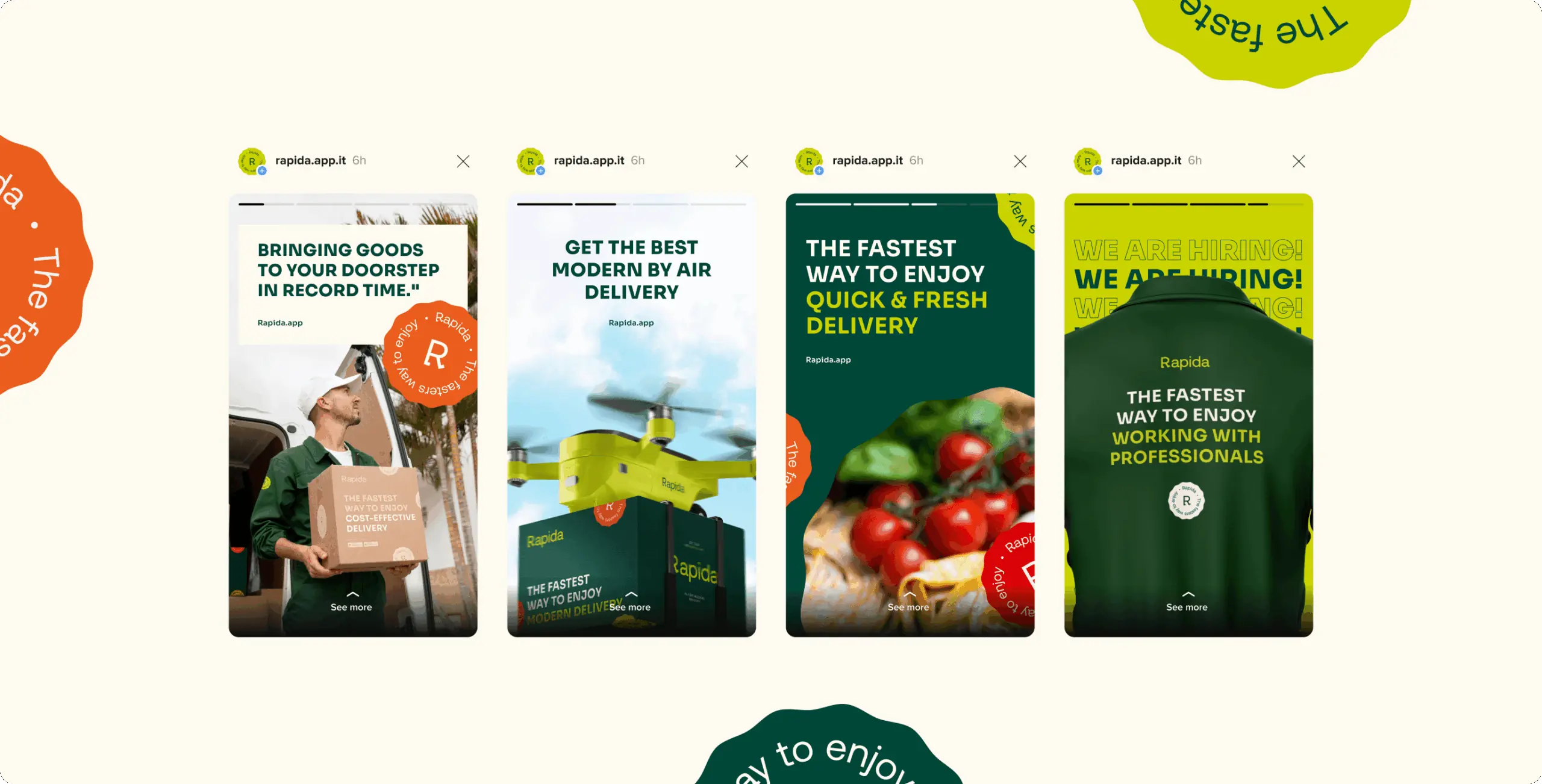 Rapida – branding for the delivery service - Website Development - Photo 21
